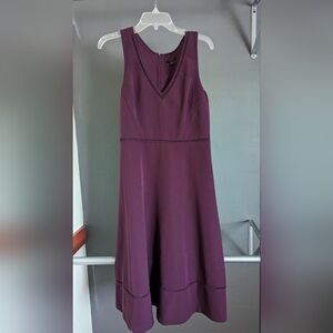 Ann Taylor Purple Dress Sleeveless